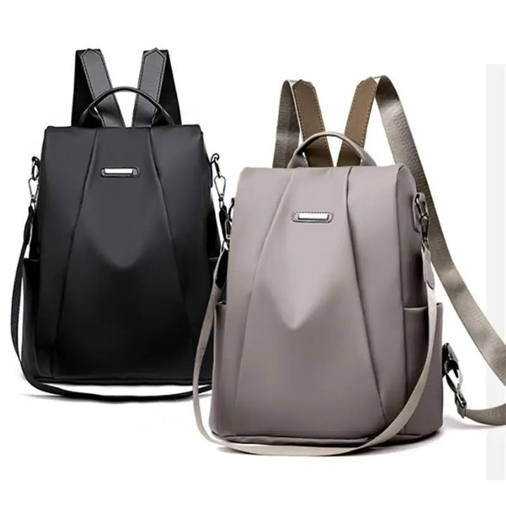 Elegant multifunctional women's backpack with removable shoulder strap