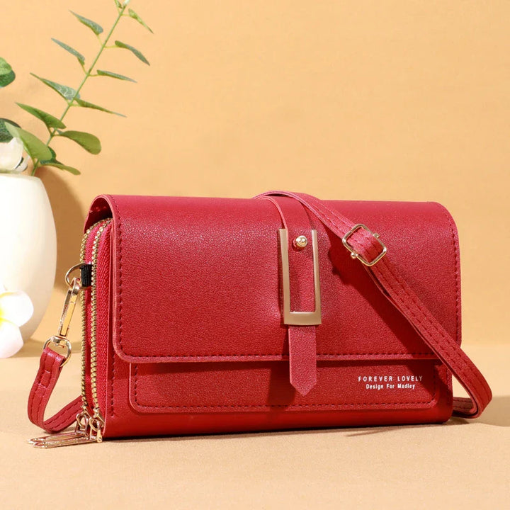 Elegante borsa a tracolla per donne | Portacellulare e portacarte di tendenza