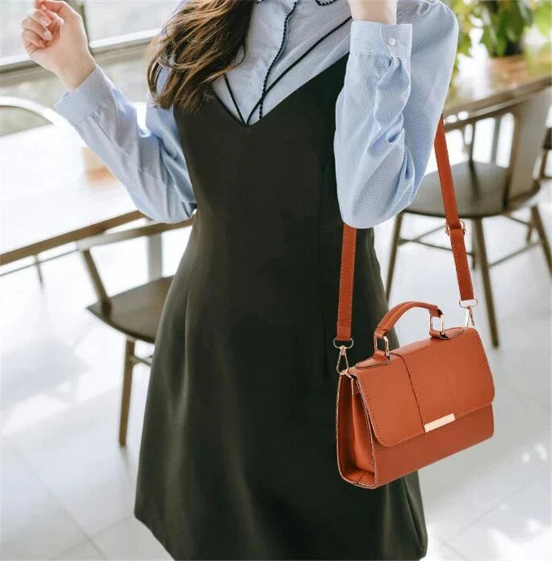 Chic Retro Crossbody Handbag for Women | Similpelle di alta qualità