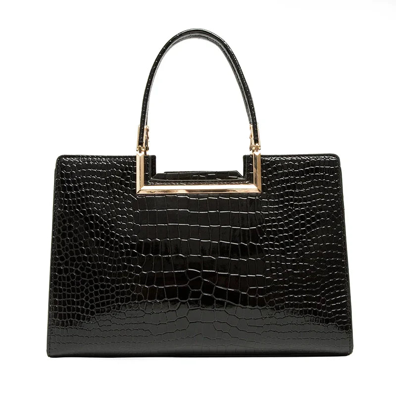 Set bag and wallet in leather