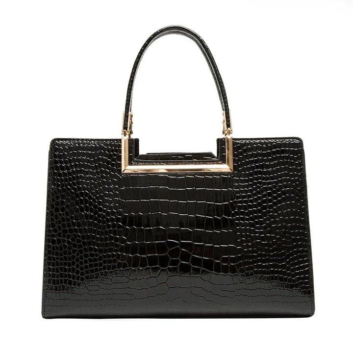 Set bag and wallet in leather