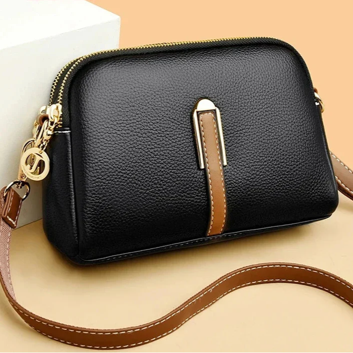 Borsa a spalla in pelle di lusso da donna