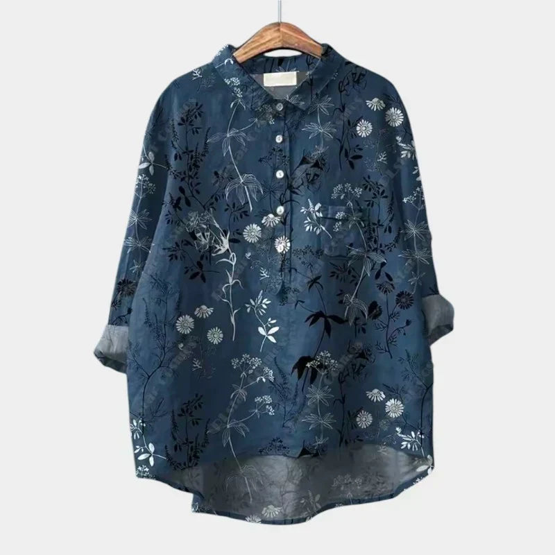 Philomena Printed Popover Shirt