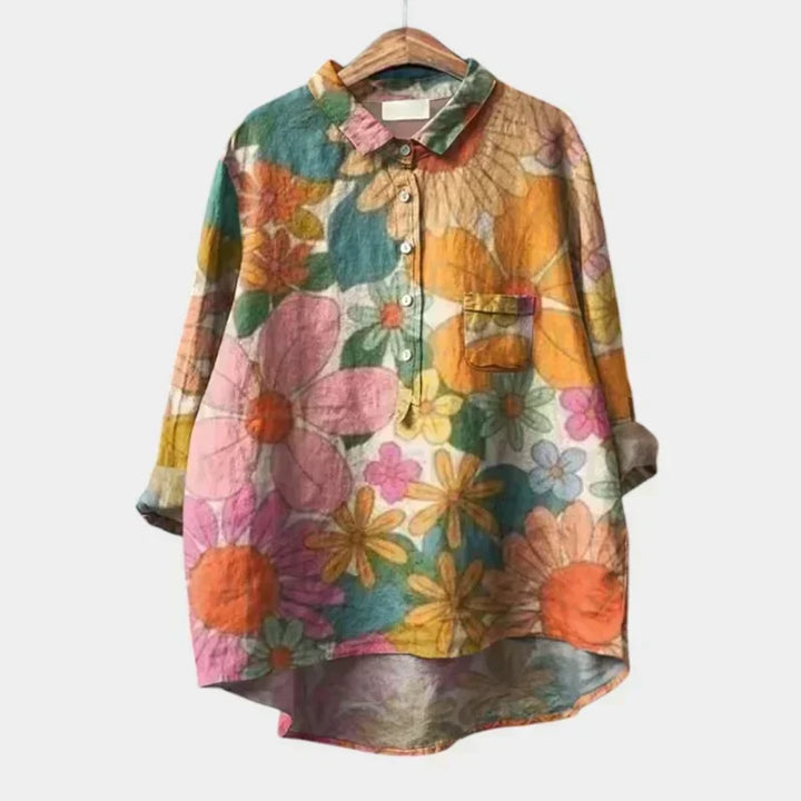 Philomena Printed Popover Shirt