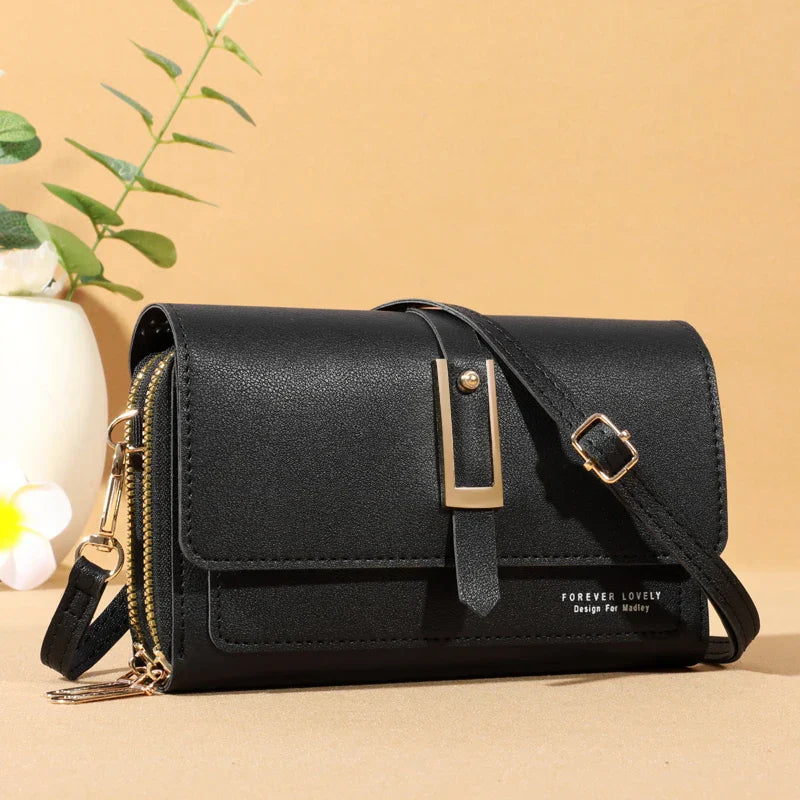 Elegante borsa a tracolla per donne | Portacellulare e portacarte di tendenza