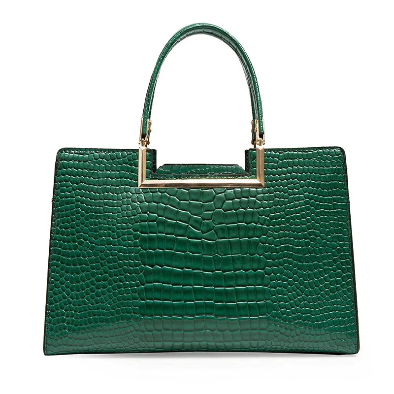 Set bag and wallet in leather