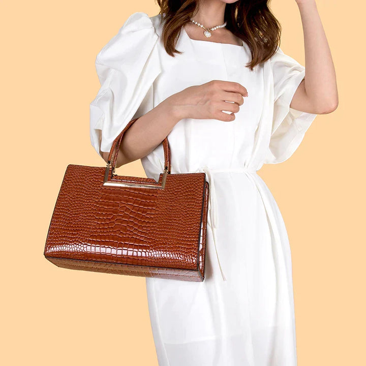 Set bag and wallet in leather
