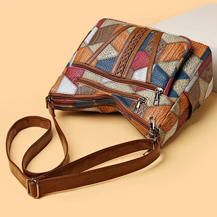 AURARO | Borsa in pelle a mosaico