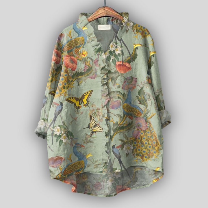 Nerys Butterfly Print Blouse
