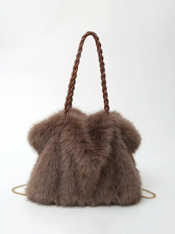 Bethany | Borsa tote a spalla in velluto morbido