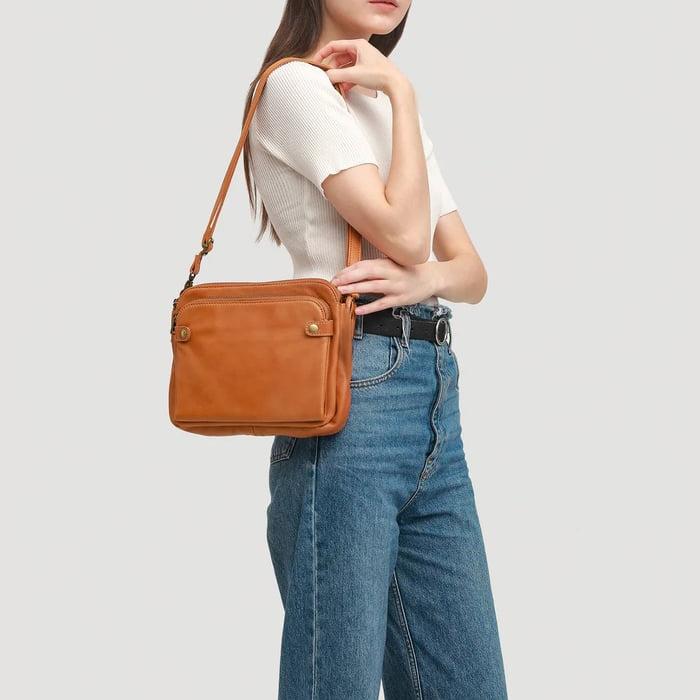 Jovie | Borsa a tracolla slanciata a tre scomparti
