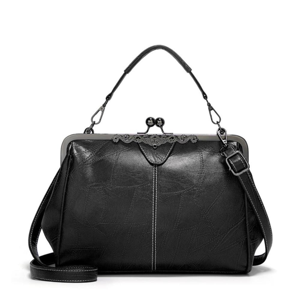 Borsa vintage con chiusura a scatto