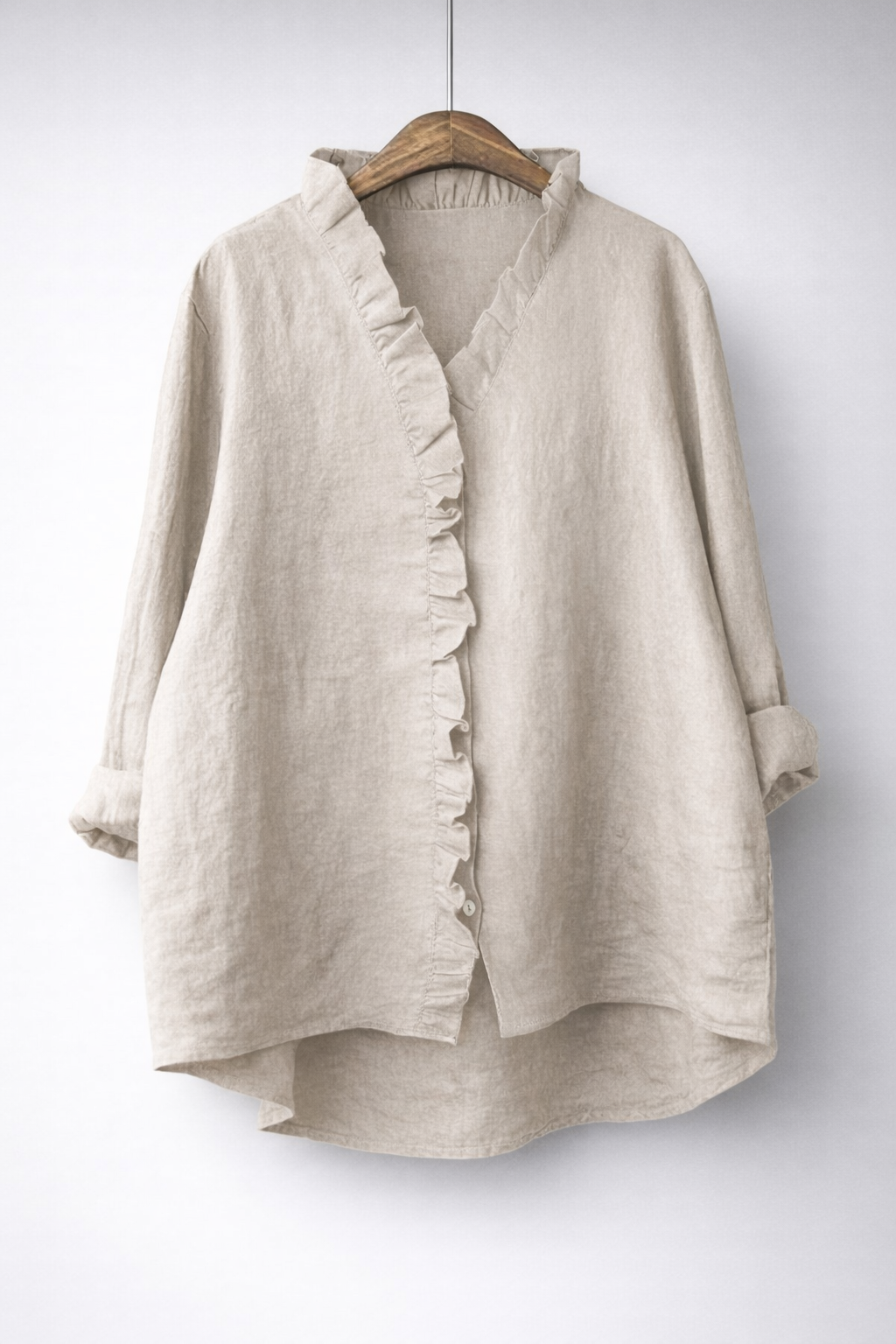 Hermione Ruffle V-Neck Blouse