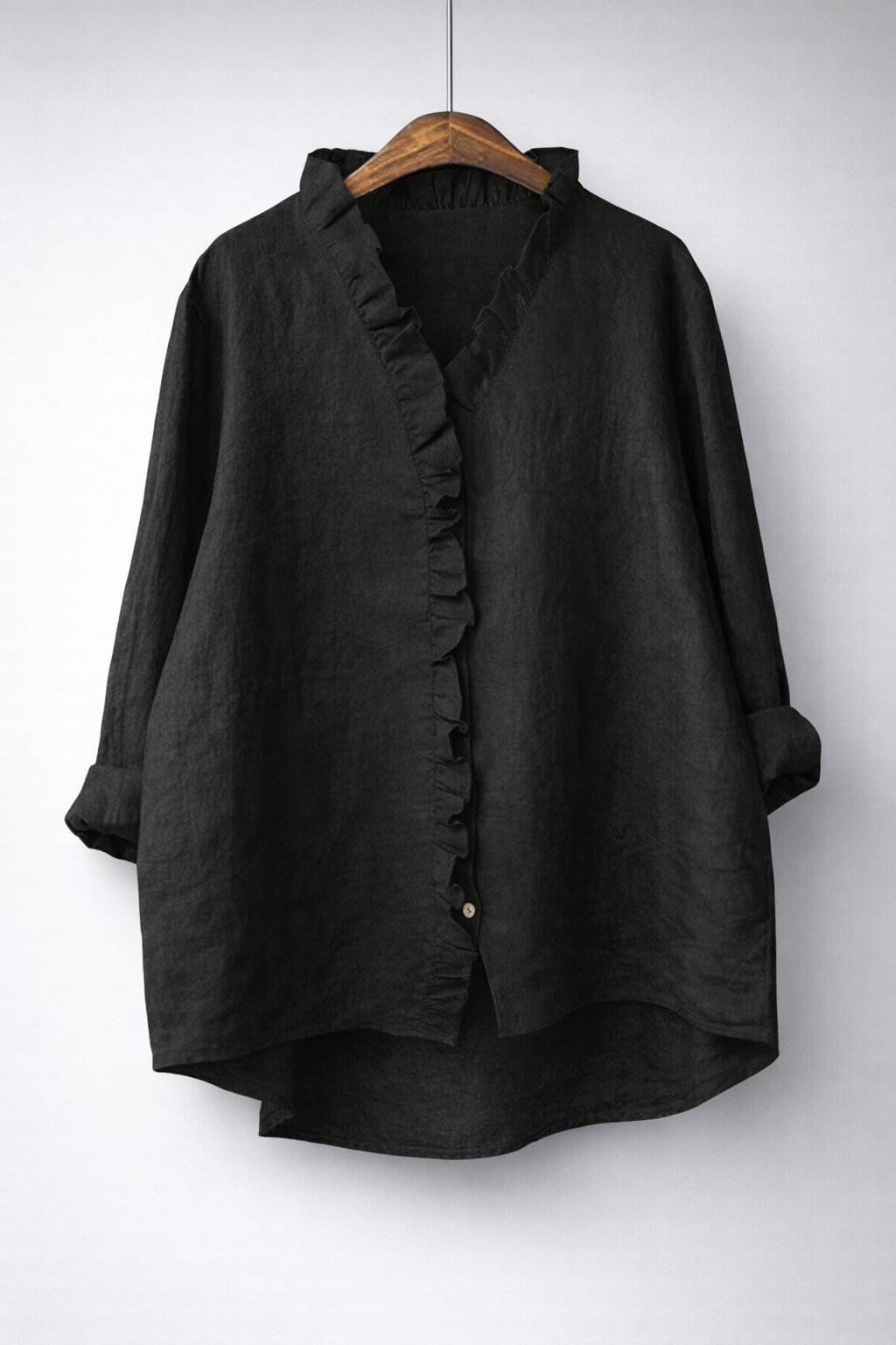Hermione Ruffle V-Neck Blouse