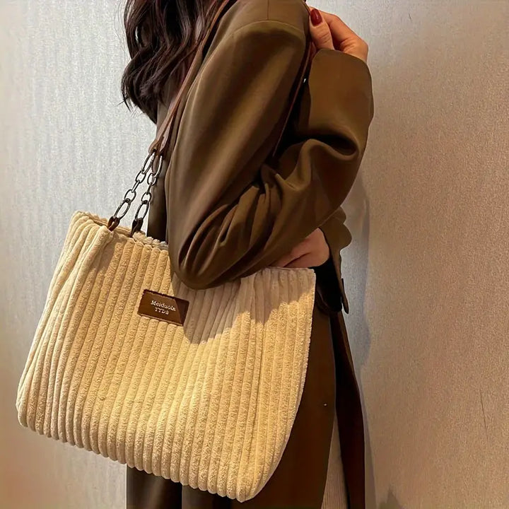 MEGAN | Borsa in velluto a coste