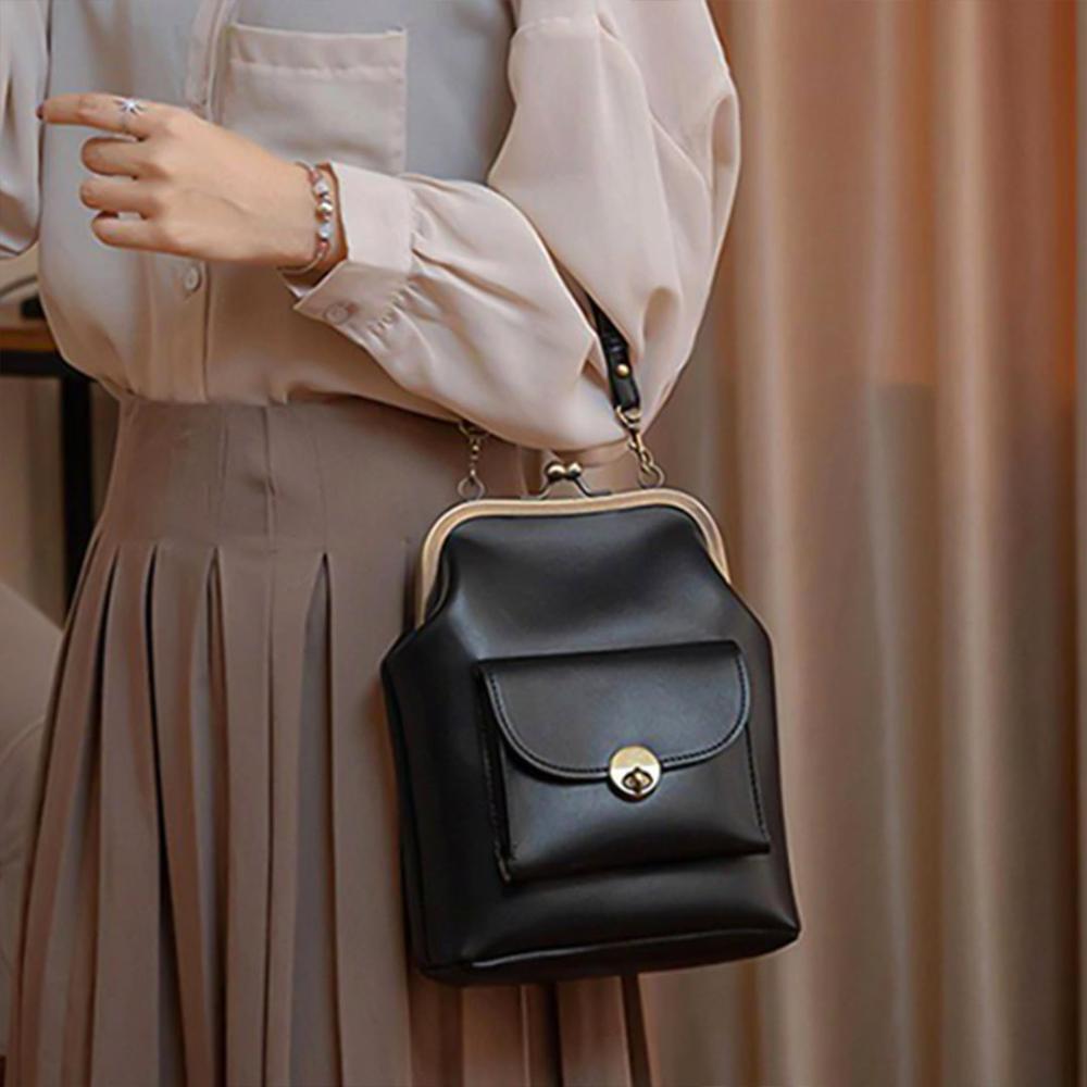 Vintage Kiss Lock Bag | Essential Retro Chic