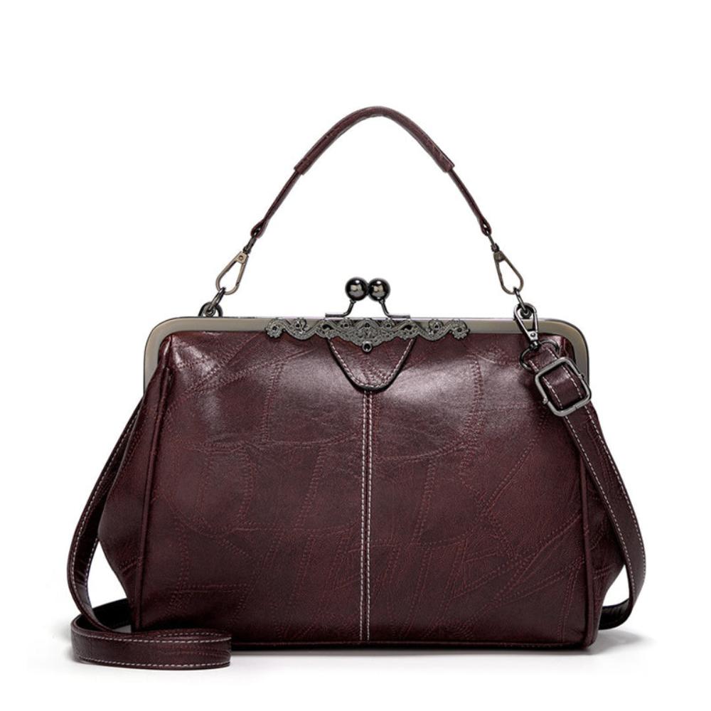 Borsa vintage con chiusura a scatto