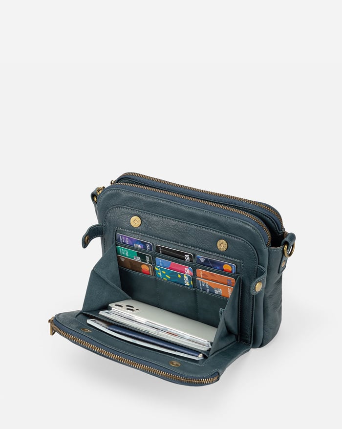 Jovie | Borsa a tracolla slanciata a tre scomparti