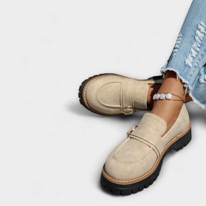 Lora™ | Casual Round Toe Loafers