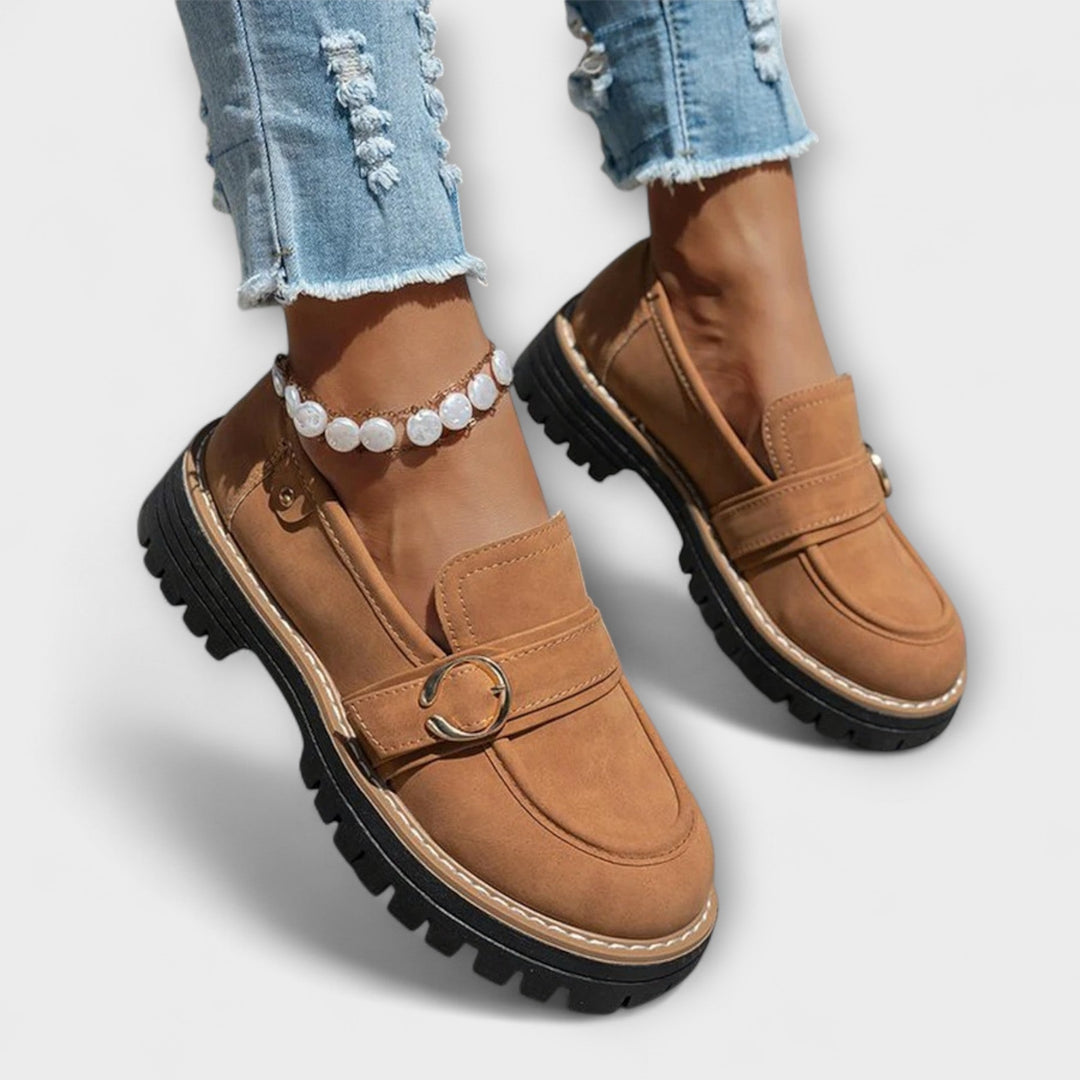 Lora™ | Casual Round Toe Loafers