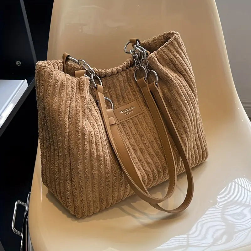 MEGAN | Borsa in velluto a coste