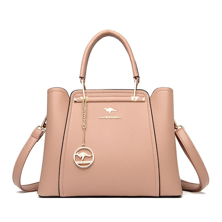 Borsa a spalla da donna in pelle morbida