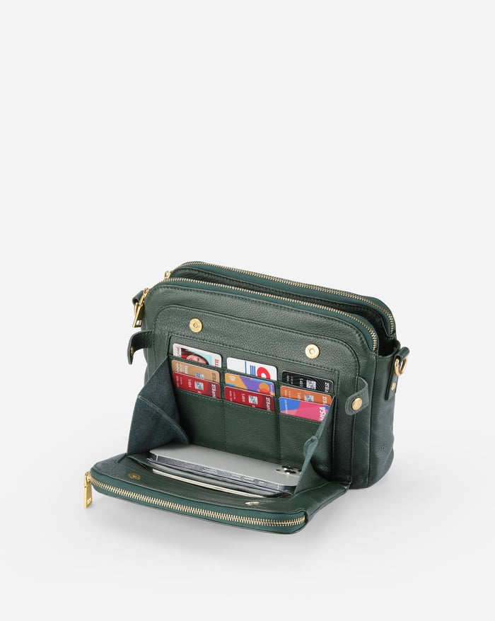 Jovie | Borsa a tracolla slanciata a tre scomparti