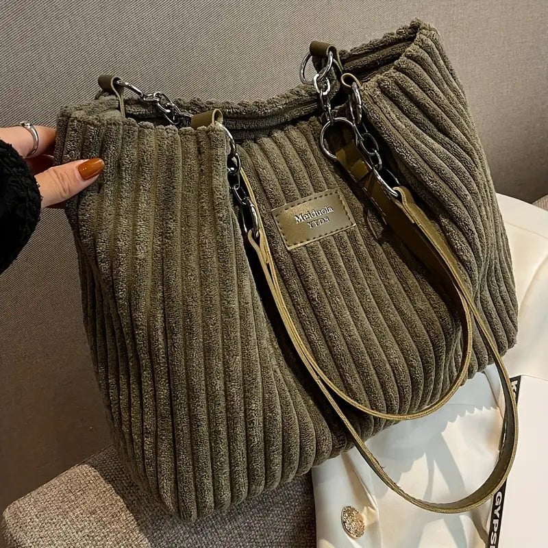 MEGAN | Borsa in velluto a coste