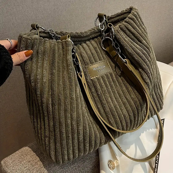 MEGAN | Borsa in velluto a coste