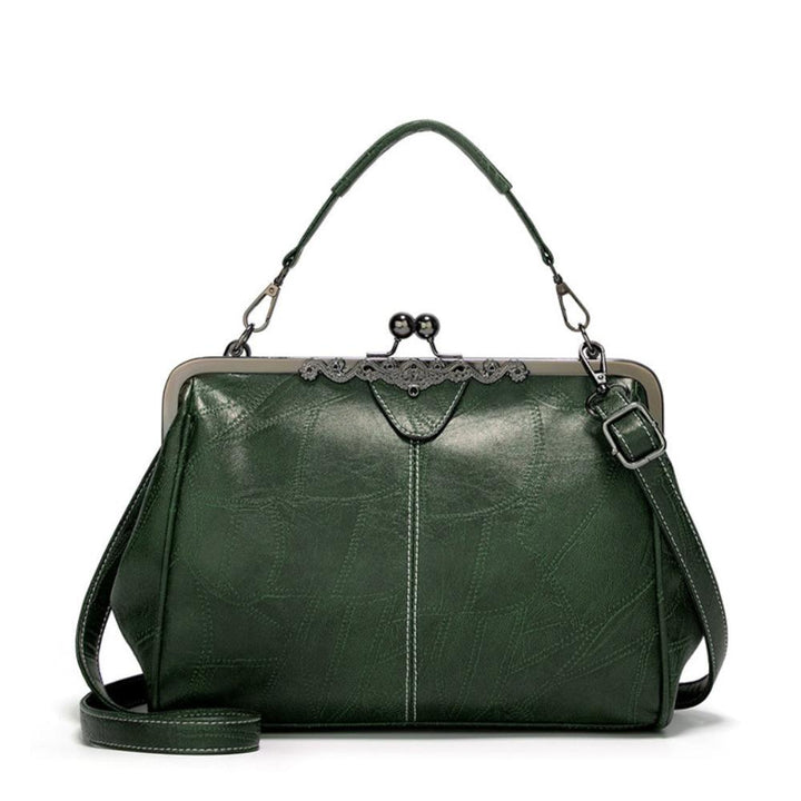 Borsa vintage con chiusura a scatto