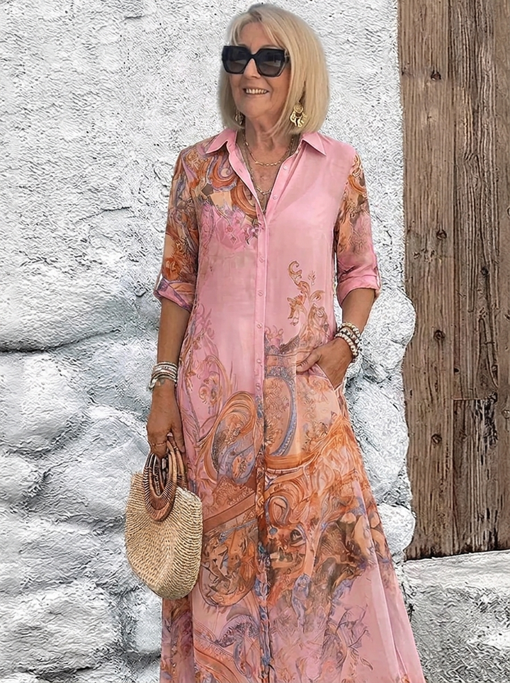 Lorna™ Mediterranean Resort Maxi Dress