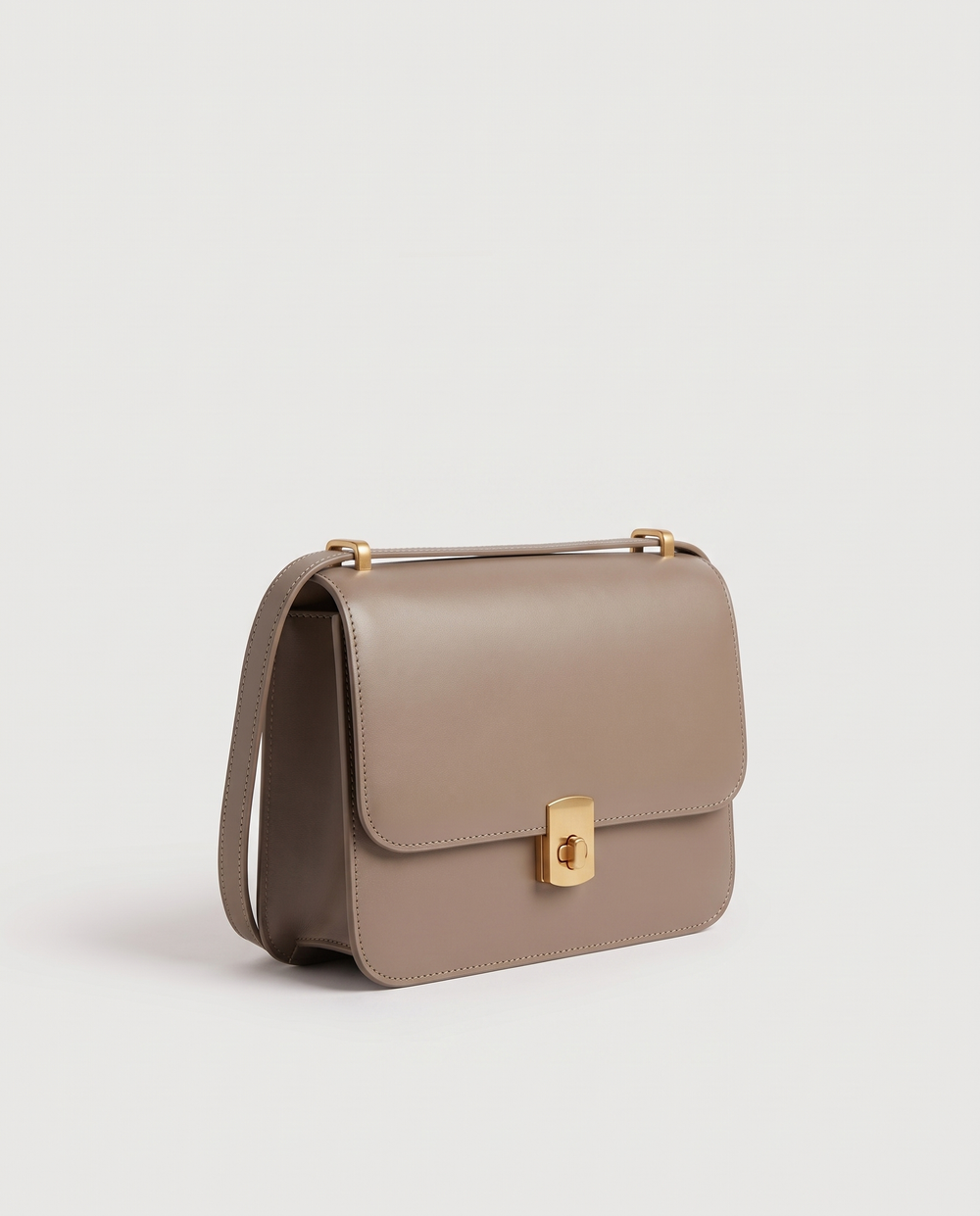 The Kensington Shoulder Bag in Taupe