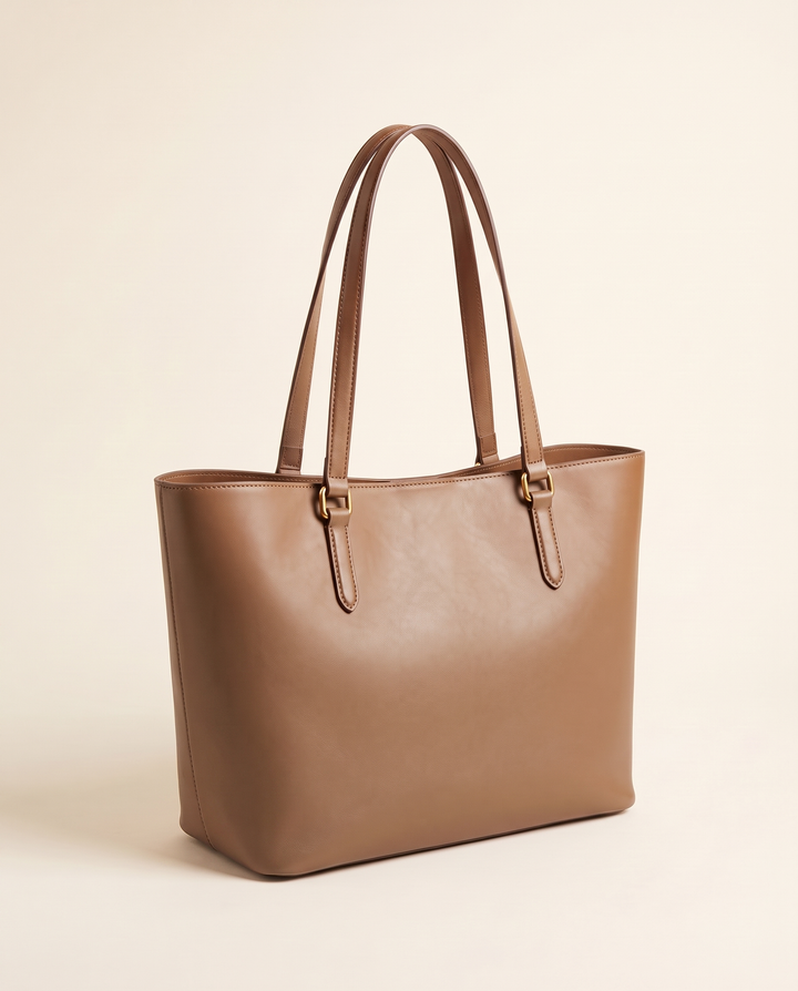 The Leslieville Tote in Taupe