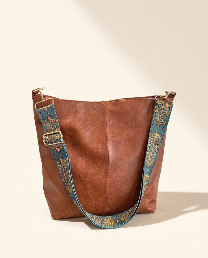 Chelsey Vintage Charm | Leather Shoulder Bag