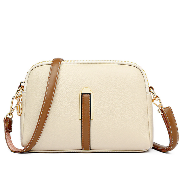 Mila Litchi Effect Embossed Crossbody Bag