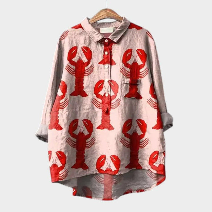 Philomena Printed Popover Shirt