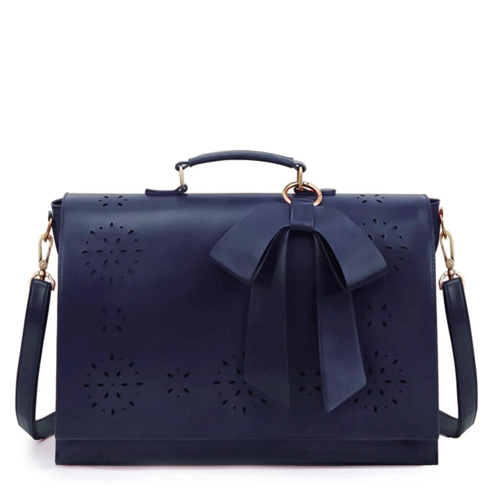 Borsa a mano elegante con fiocco