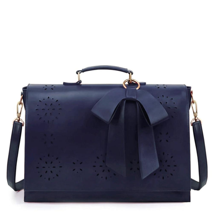 Borsa a mano elegante con fiocco