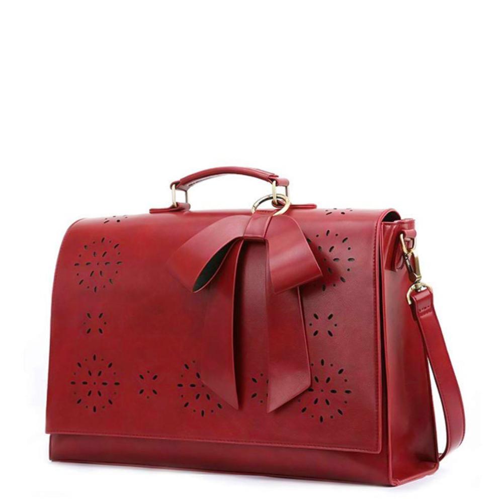 Borsa a mano elegante con fiocco