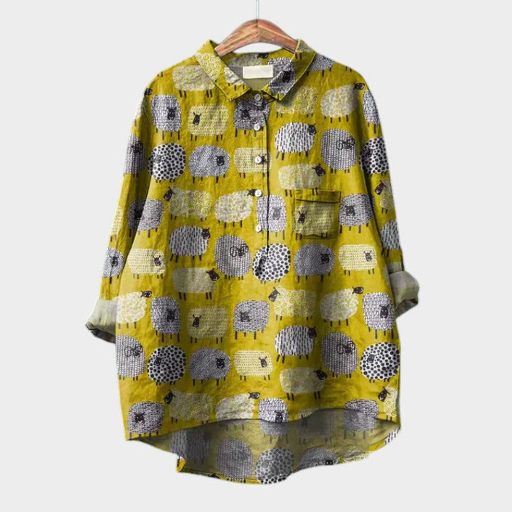 Philomena Printed Popover Shirt