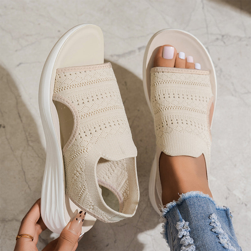 Tina™ Breathable Knit Platform Sandals