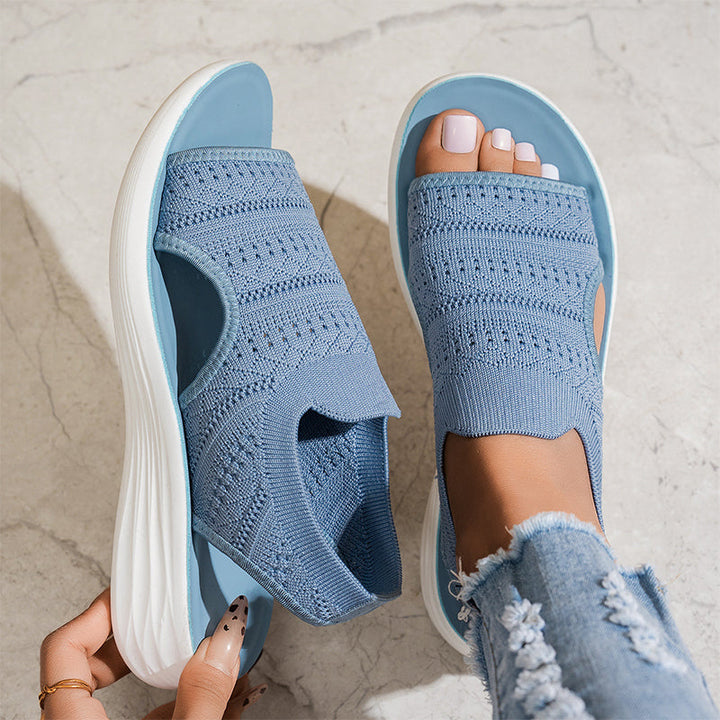Tina™ Breathable Knit Platform Sandals