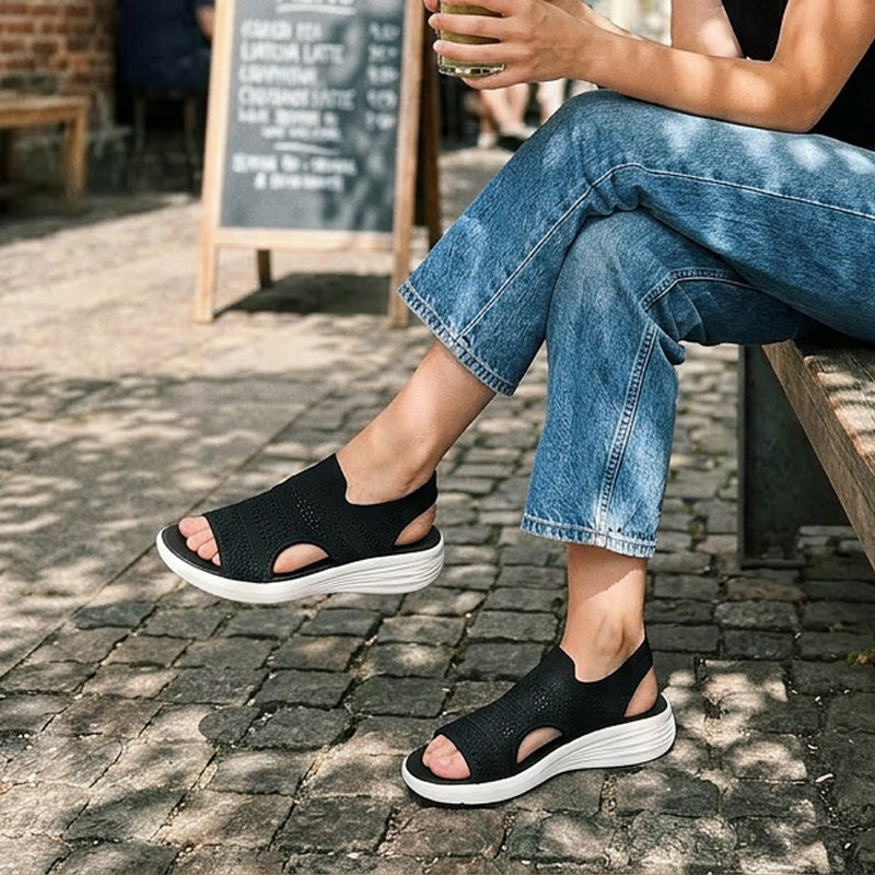 Tina™ Breathable Knit Platform Sandals